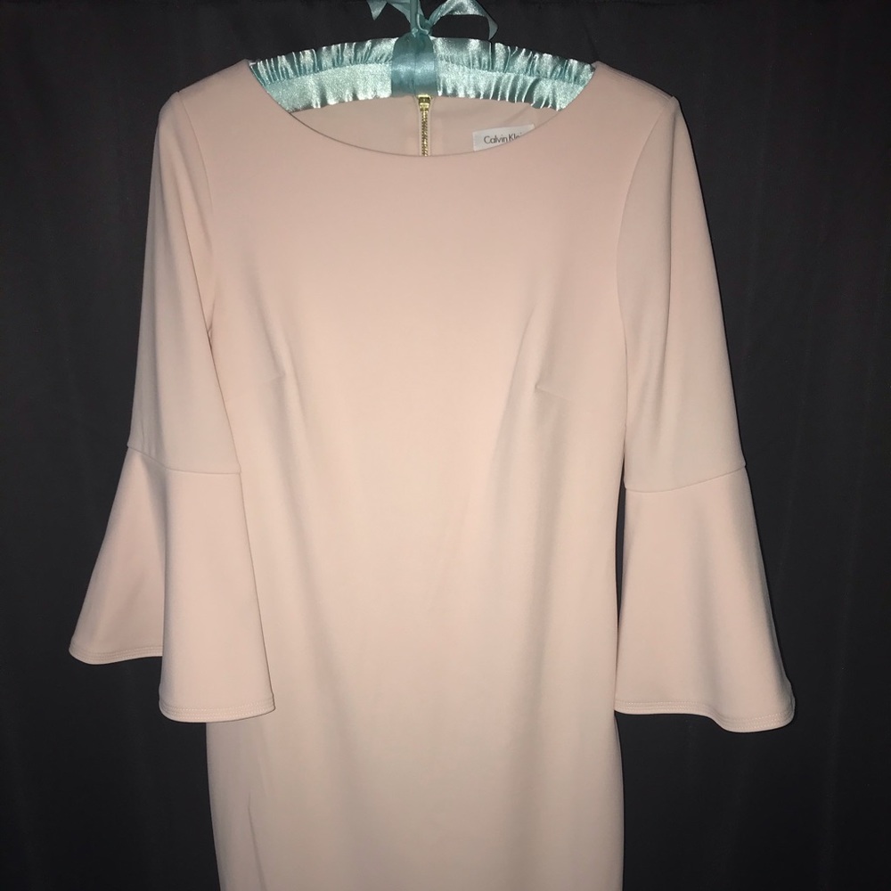 Blush Calvin Klein dress